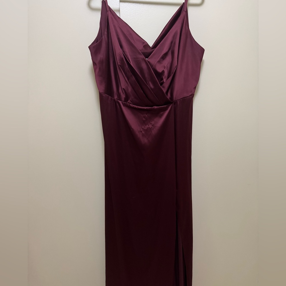 Wine Bridesmaid dress